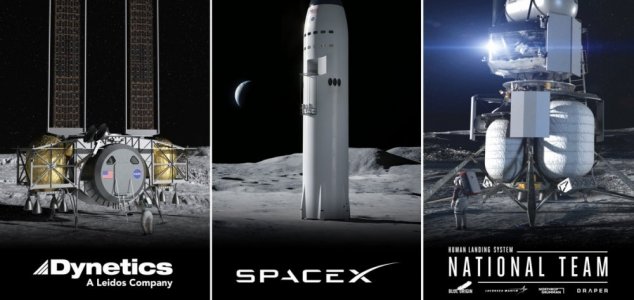 Firms compete to build next-gen lunar lander News-artemis-landers