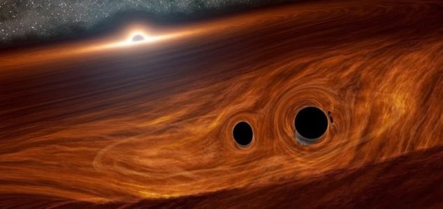 Light flare from merging black holes detected News-black-hole-merge