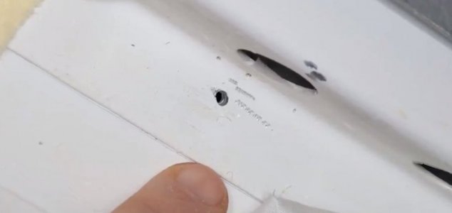 Cause of mystery ISS hole is a 'state secret' News-iss-drill-hole