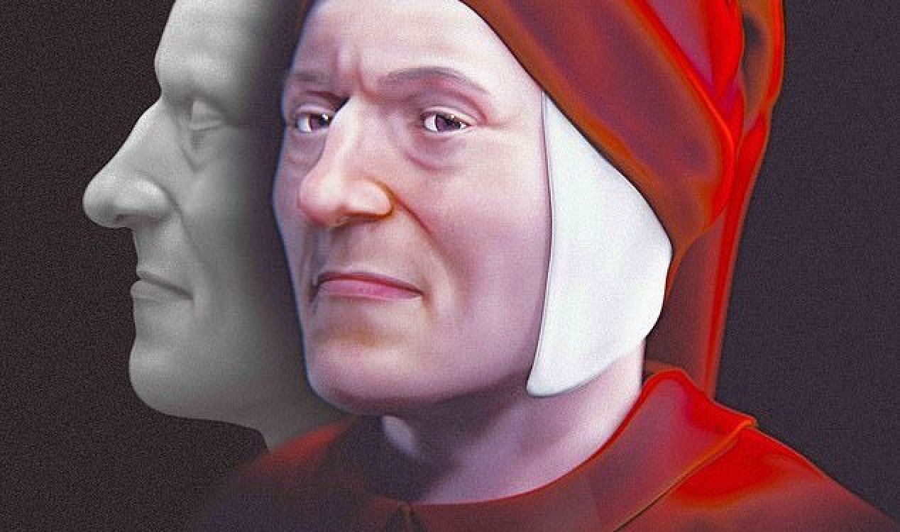 Facial reconstruction of Dante.