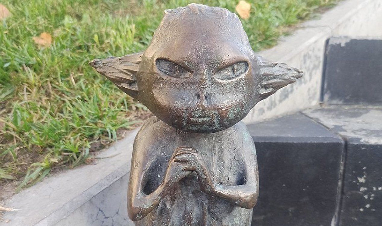 Goblin statue.