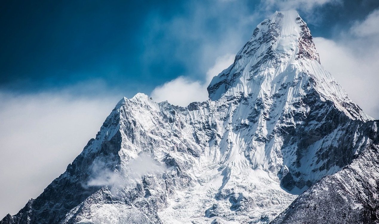 Ama Dablam in the Himalayas.