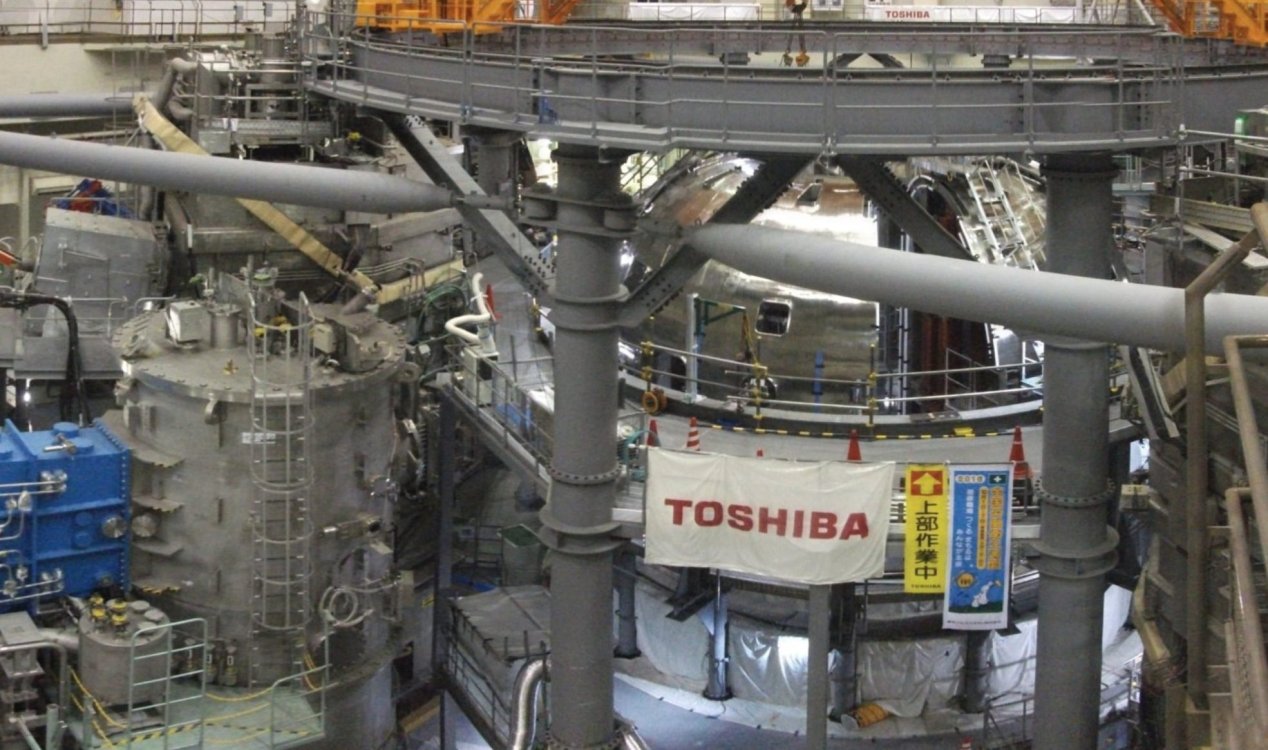 The JT-60SA experimental fusion reactor.