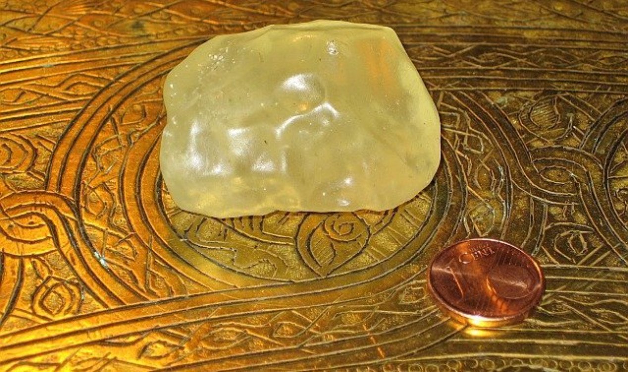 Libyan yellow desert glass.