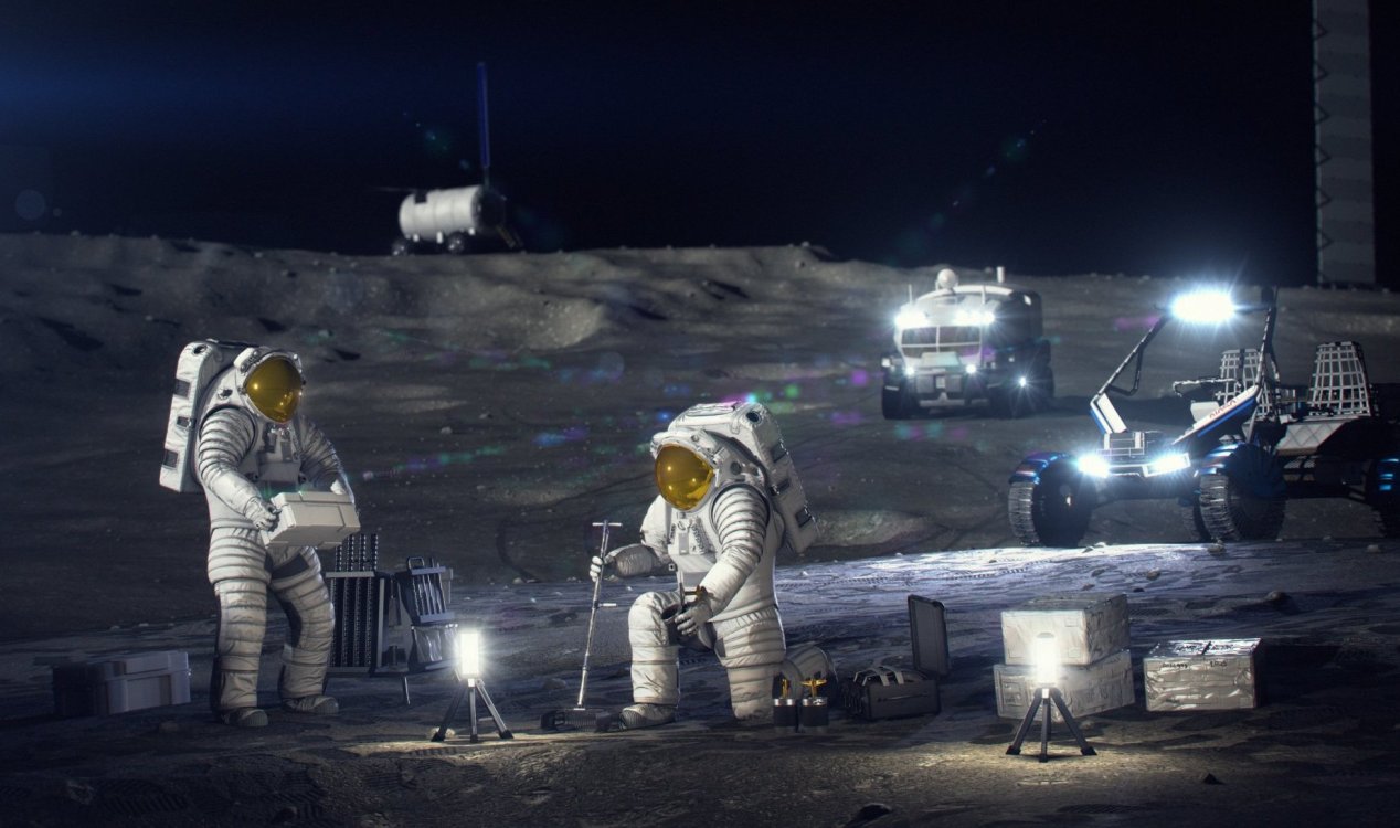 Humans on the Moon