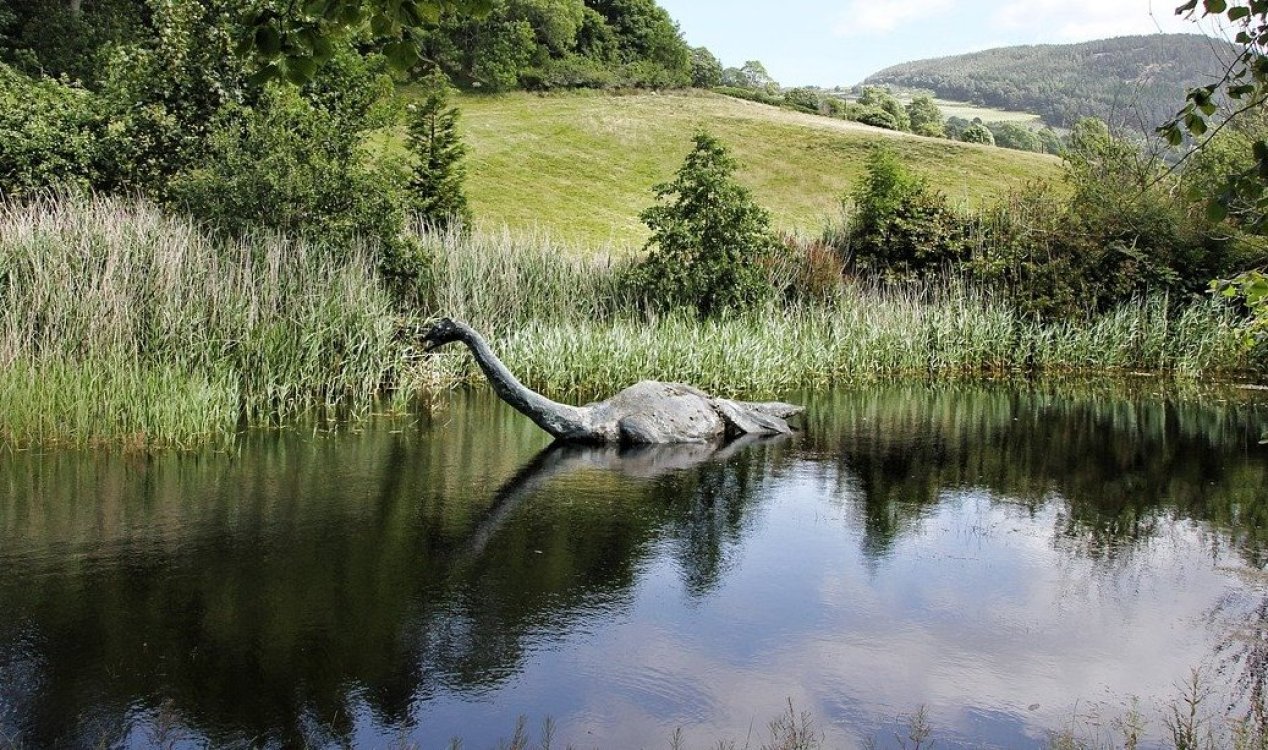 Model of the Loch Ness Monster in Drumnadrochit.