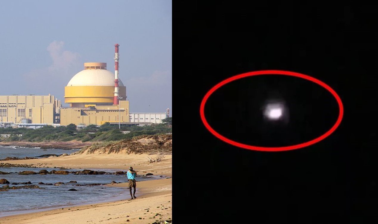 UFOs over Indian nuclear plant.