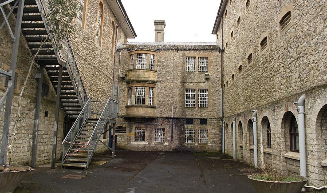 HM Prison Shepton Mallet.