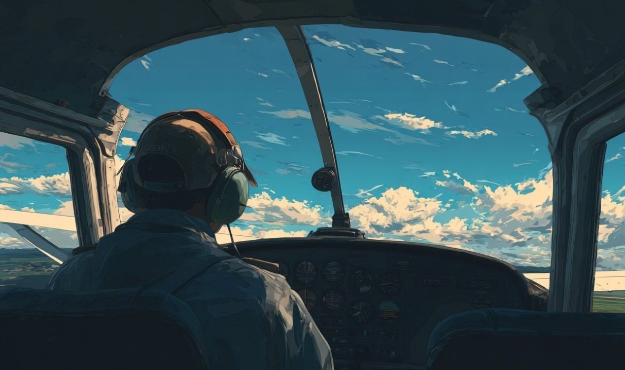 Small plane pilot