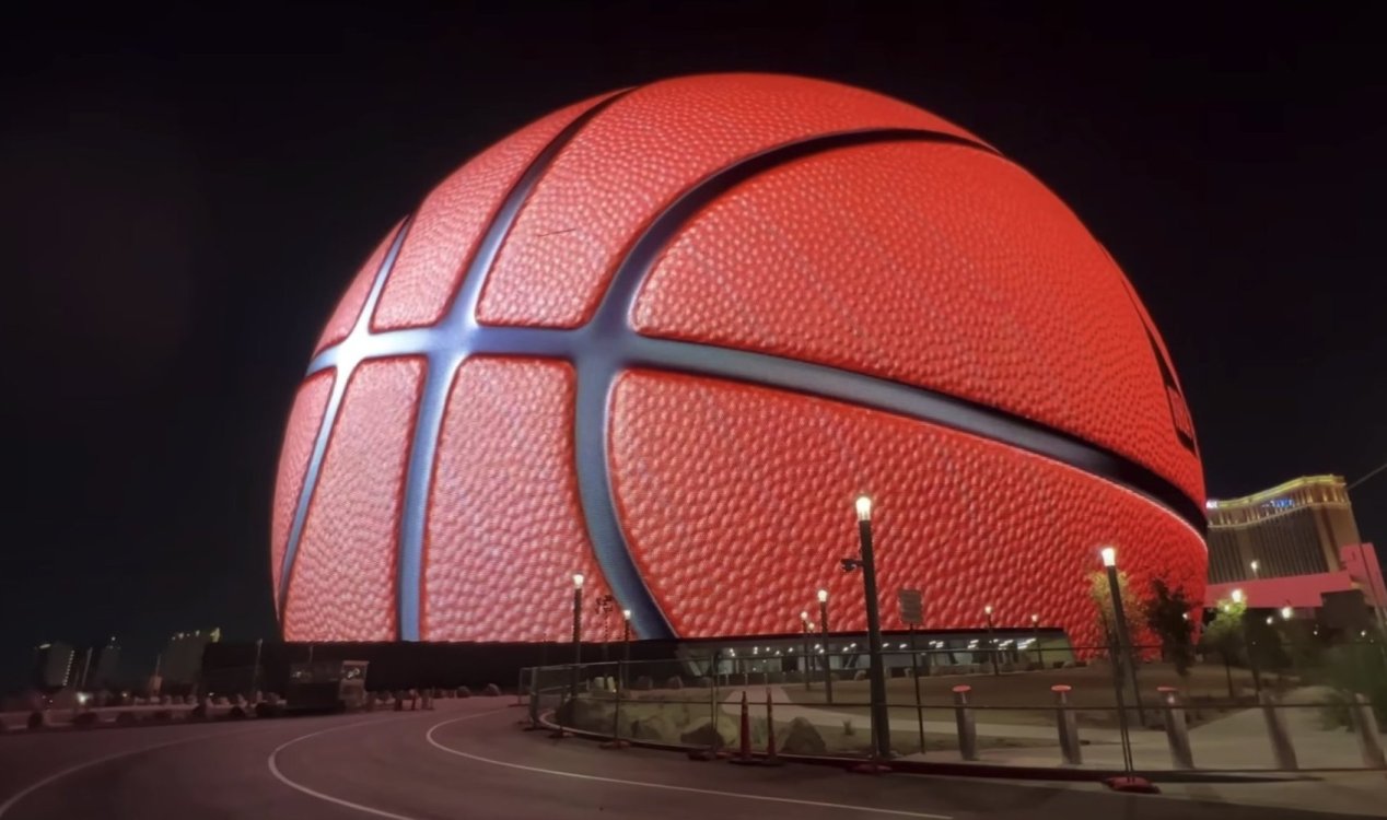 Insane spherical screen turns on in Las Vegas and it's a game changer ...