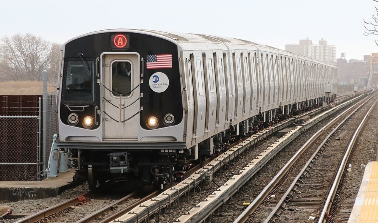New York City subway train.