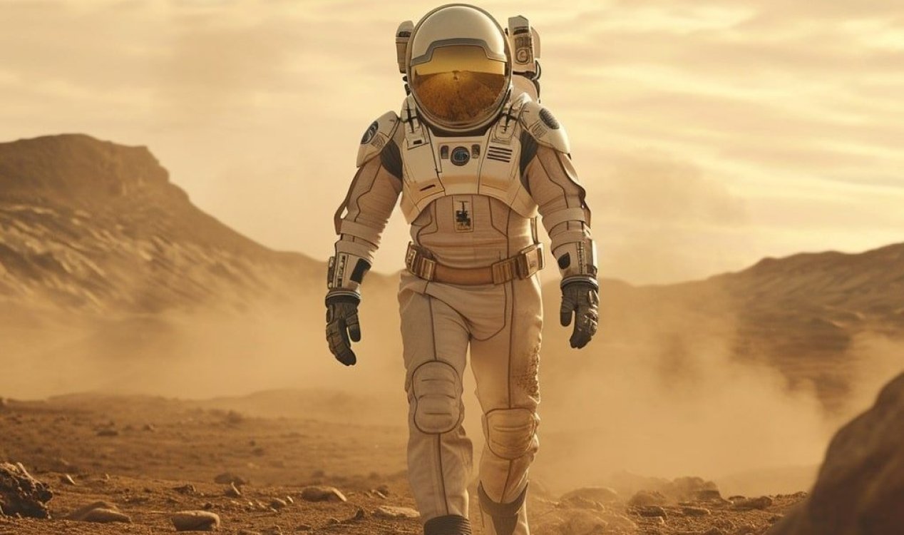 Walking on Mars