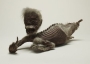 Museum exhibit of the Fiji Mermaid.