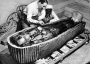 Howard Carter at the tomb of King Tut.