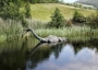 Model of the Loch Ness Monster in Drumnadrochit.
