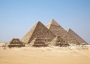 Egyptian pyramids.