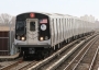 New York City subway train.